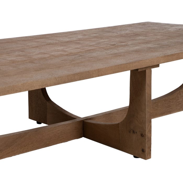 Mesa Centro Natural Madera De Mango 152 X 76 X 36 Cm