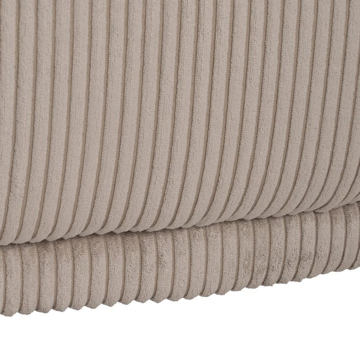 Sofá 3 Plazas Beige Tejido Salón 197 X 96 X 75 Cm