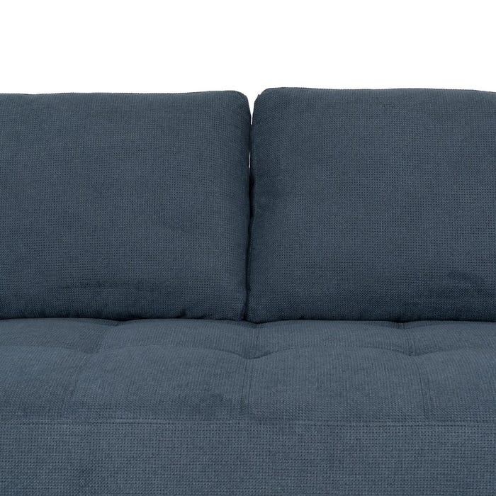 Right Chaise Longue Sofa Blue 266 X 222 X 80 Cm