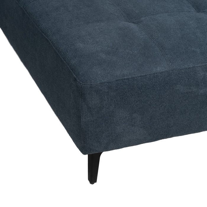 Right Chaise Longue Sofa Blue 266 X 222 X 80 Cm
