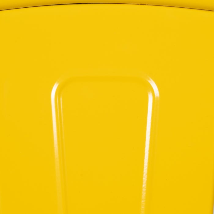 Silla Amarillo Metal Dallas Industrial 45 X 52,50 X 85 Cm