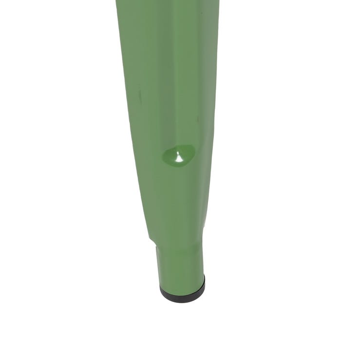 Green Metal Stool Dallas Industrial 42 X 42 X 61.20 Cm