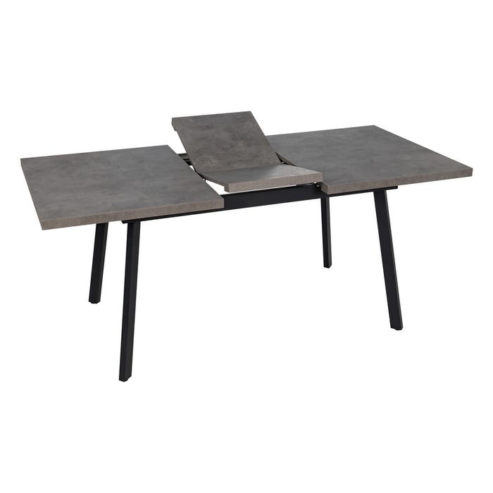 Mesa extensível Pax Gray Metal-Madeira 138 x 85 x 76 cm