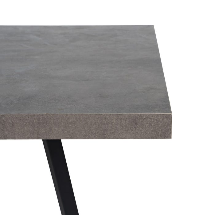 Mesa extensível Pax Gray Metal-Madeira 138 x 85 x 76 cm