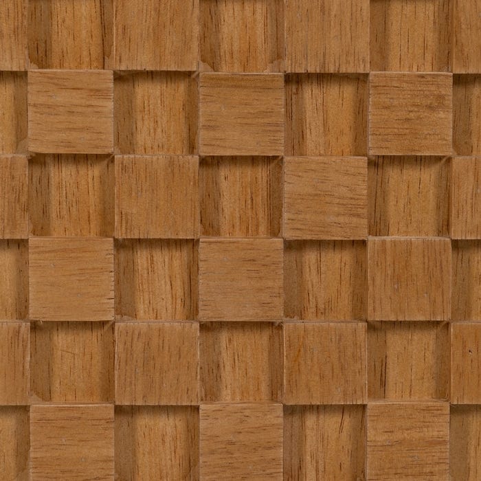 Vitrine de madeira natural Dm 84,50 x 42,50 x 198 cm