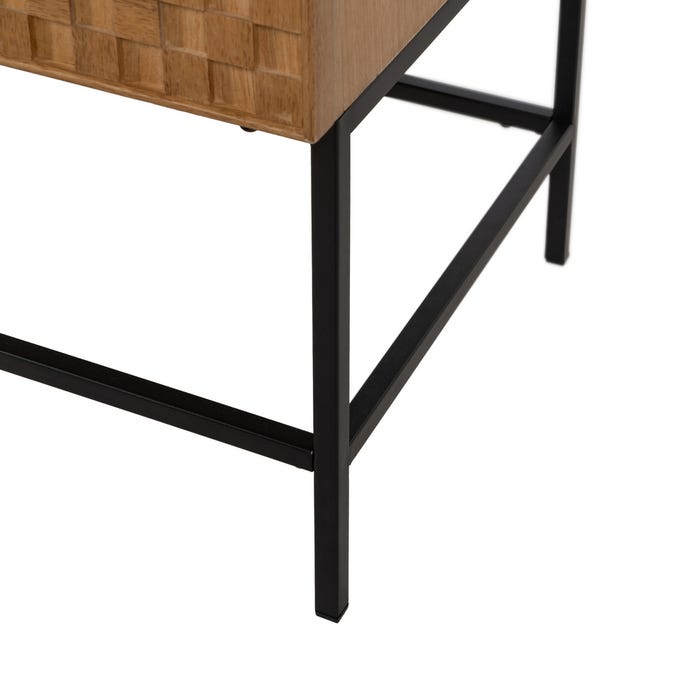 Aparador em madeira natural Dm 121,50 x 42,50 x 93,50 cm