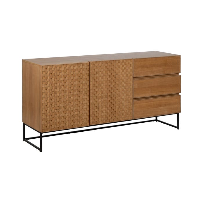 Natural Dm-Wood Sideboard 160 X 42.50 X 79 Cm