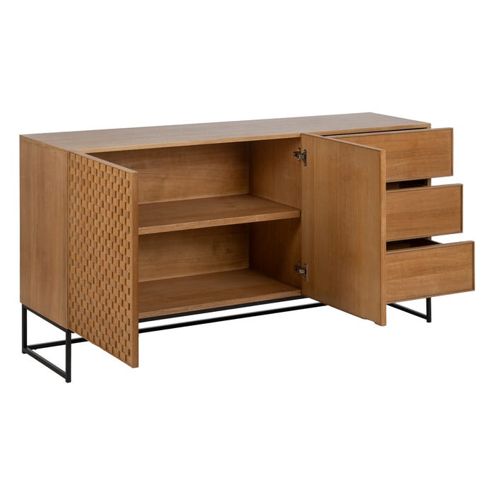 Aparador Natural Dm-Madera 160 X 42,50 X 79 Cm