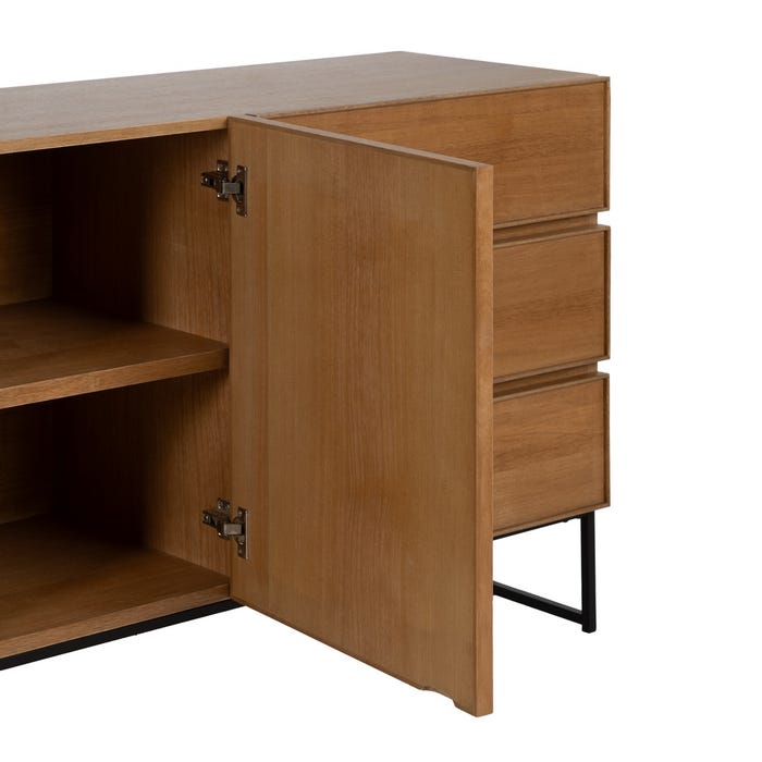 Aparador Natural Dm-Madera 160 X 42,50 X 79 Cm