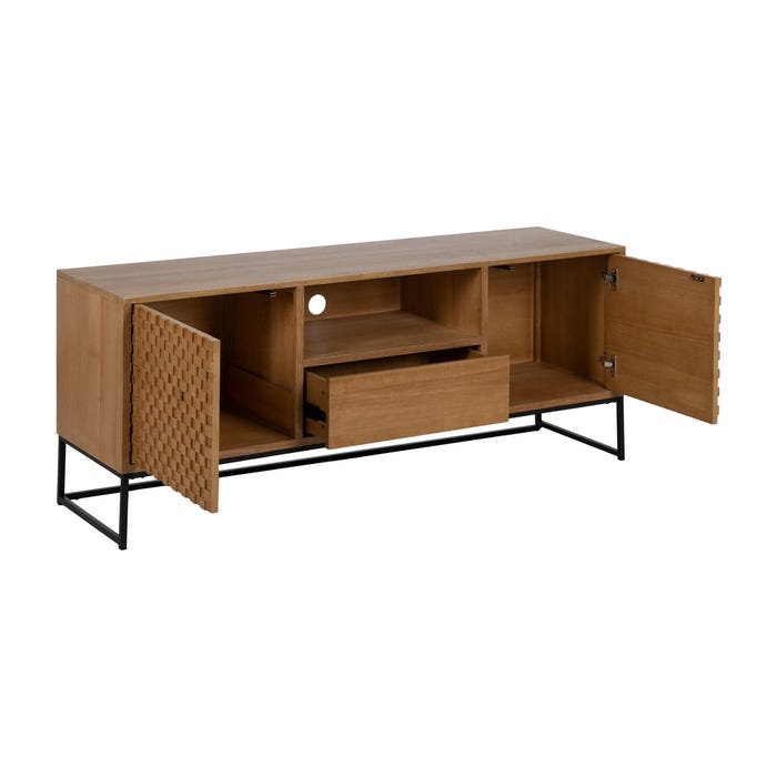 Natural DM-Wood TV Cabinet 148 x 40 x 60.50 cm