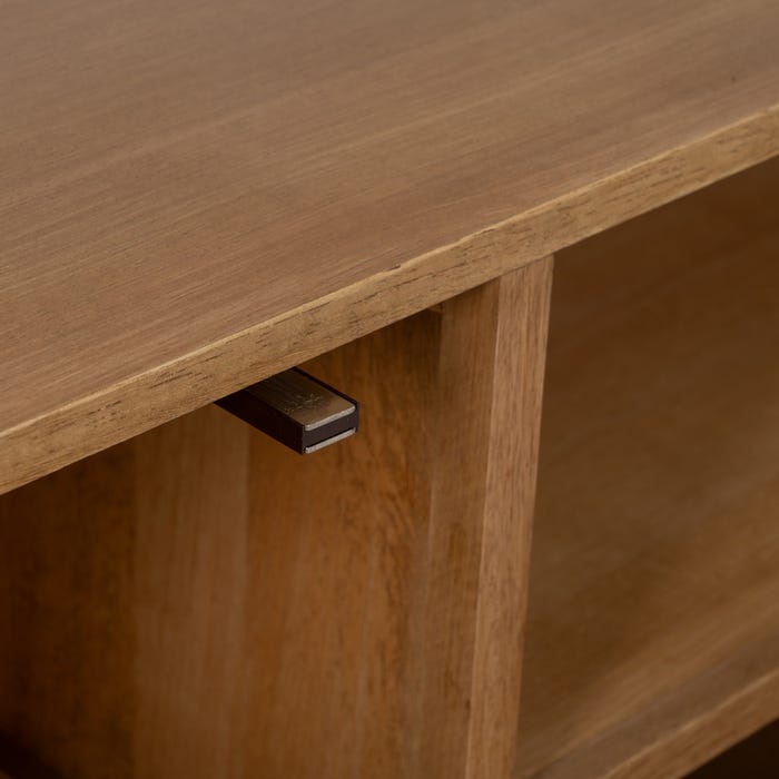 Natural DM-Wood TV Cabinet 148 x 40 x 60.50 cm