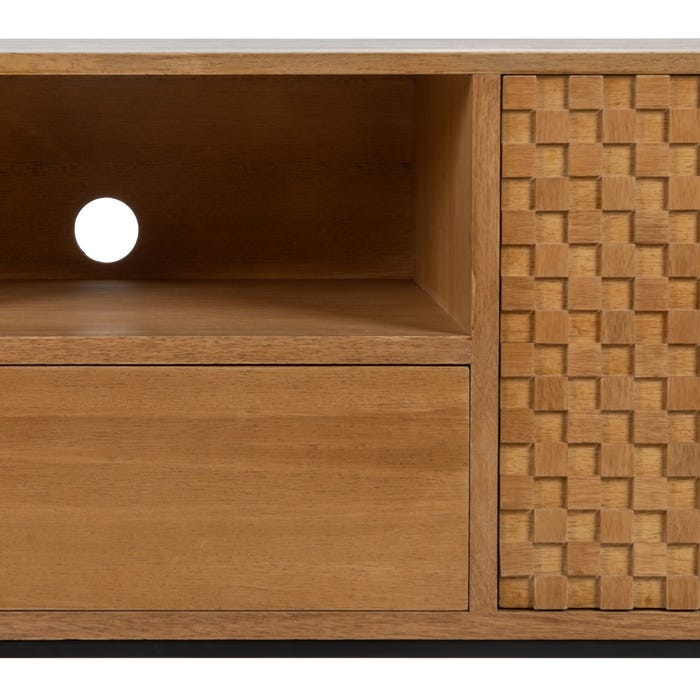 Natural DM-Wood TV Cabinet 148 x 40 x 60.50 cm