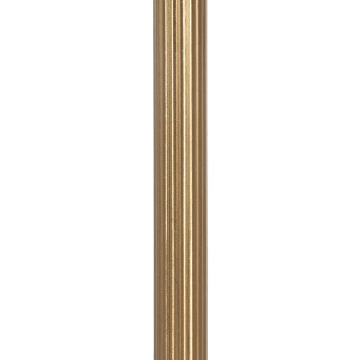 Lámpara Mesa Oro-Blanco Metal-Mármol 25 X 25 X 61 Cm