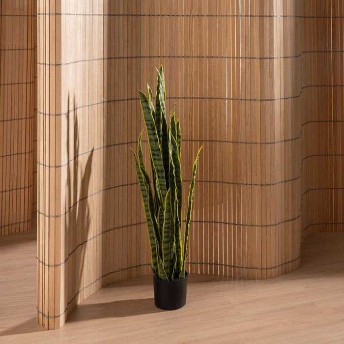 Dracaena Plant Green-Yellow Rubber 20 X 20 X 115 Cm