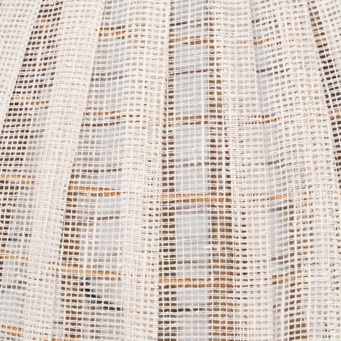 Lanterna de vela de bambu bege natural 36 x 36 x 56 cm