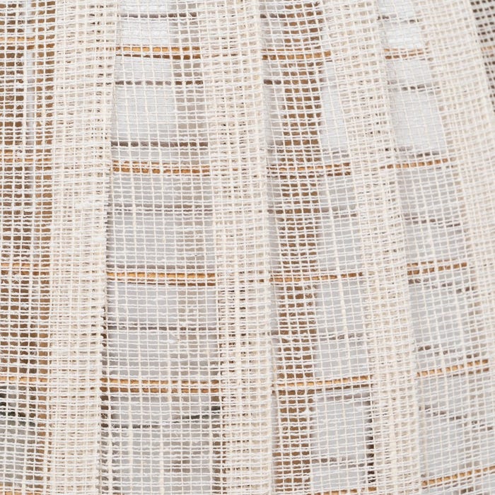 Farol Portavelas Natural-Beige Bambú 38 X 38 X 70 Cm