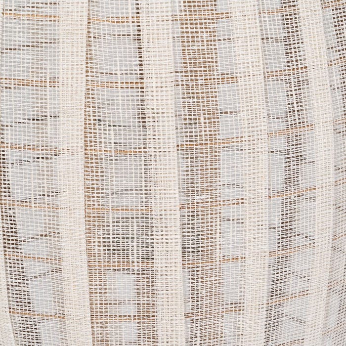 Farol Portavelas Natural-Beige Bambú 40 X 40 X 83 Cm