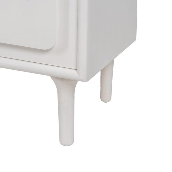 White DM-Wood Bookcase 80 X 40 X 175 Cm
