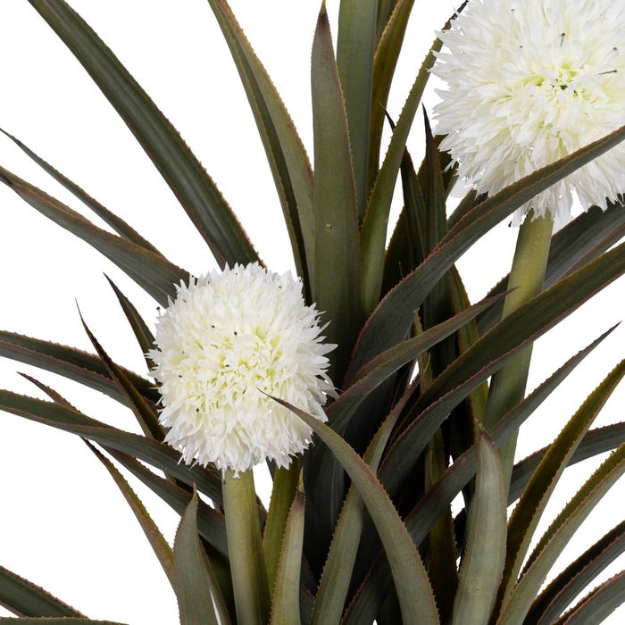 Planta de Abacaxi Verde-Branco Polietileno 100 cm