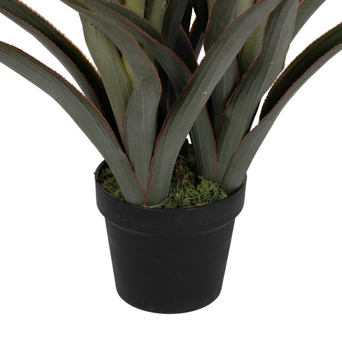 Planta de Abacaxi Verde-Branco Polietileno 100 cm