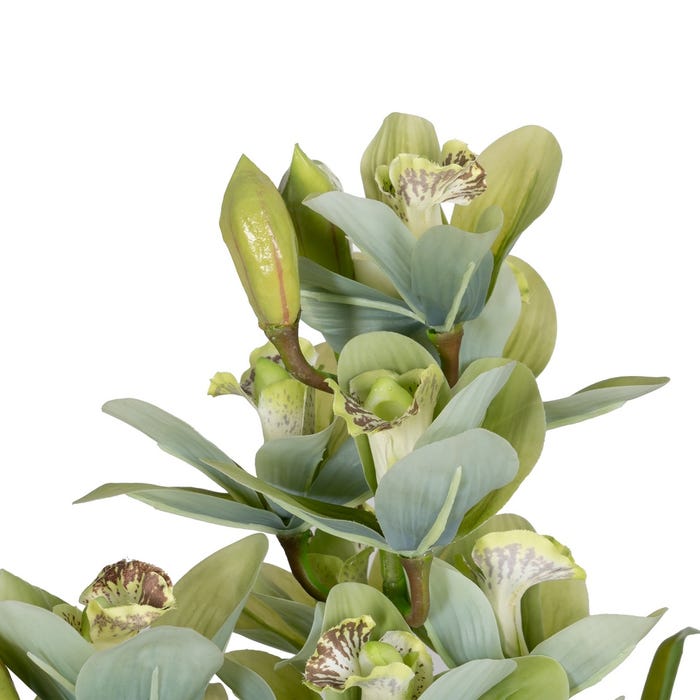 Planta de Orquídea de Polietileno Verde Jardim 110 Cm