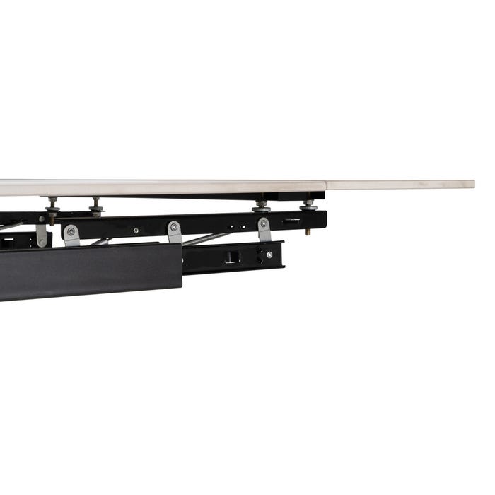 Mesa Extensível Branco-Preto 170 X 90 X 76 Cm