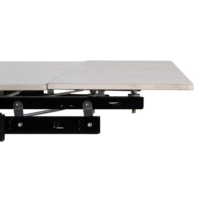 Mesa Extensível Branco-Preto 170 X 90 X 76 Cm