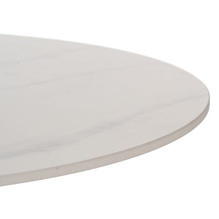 Mesa de Centro Branco-Natural 80 X 80 X 45 Cm