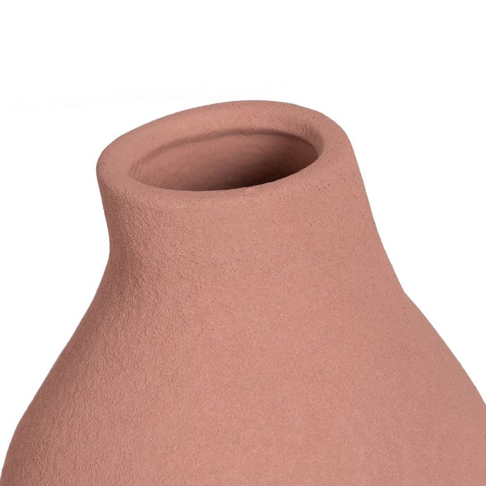 Jarrón Terracota Cerámica Decoración 22 X 22 X 60 Cm