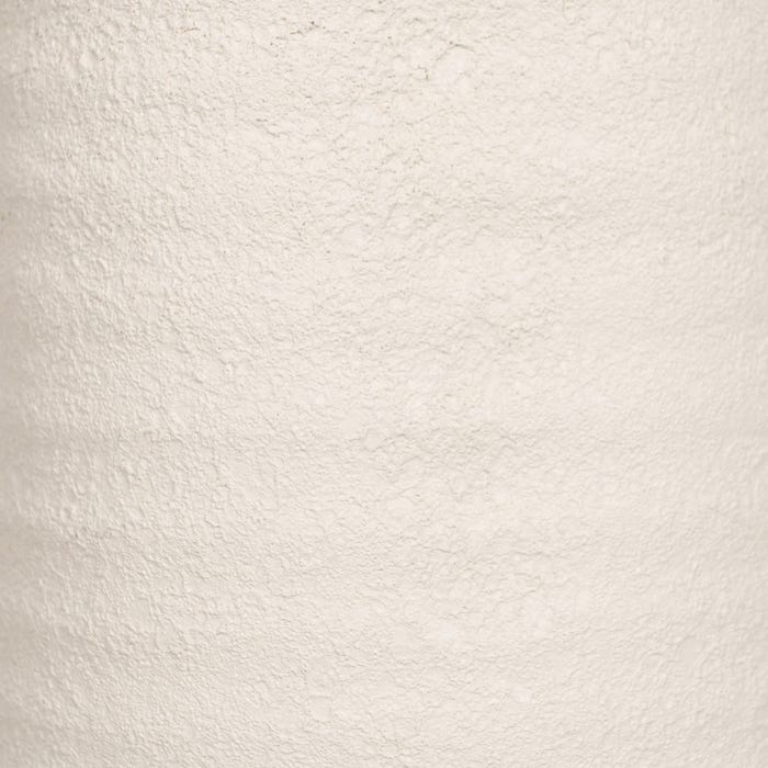 Jarrón Crema Cerámica Decoración 10 X 10 X 26 Cm