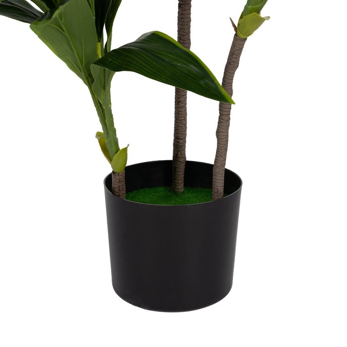 Planta Dracaena Verde Pvc Jardín 140 Cm
