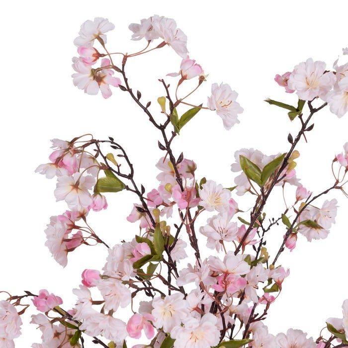 Jardim de tecido PVC de cerejeira rosa 140 cm