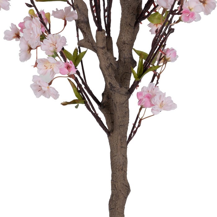 Jardim de tecido PVC de cerejeira rosa 140 cm