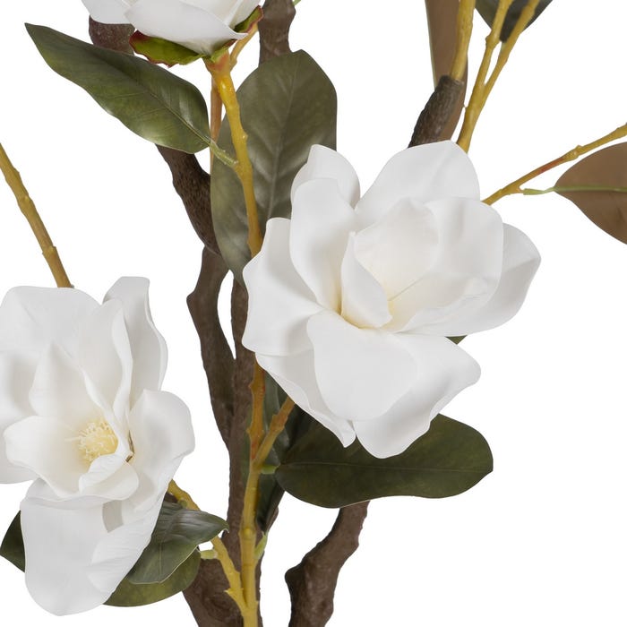 Árbol Magnolia Blanco Pvc Jardín 170 Cm