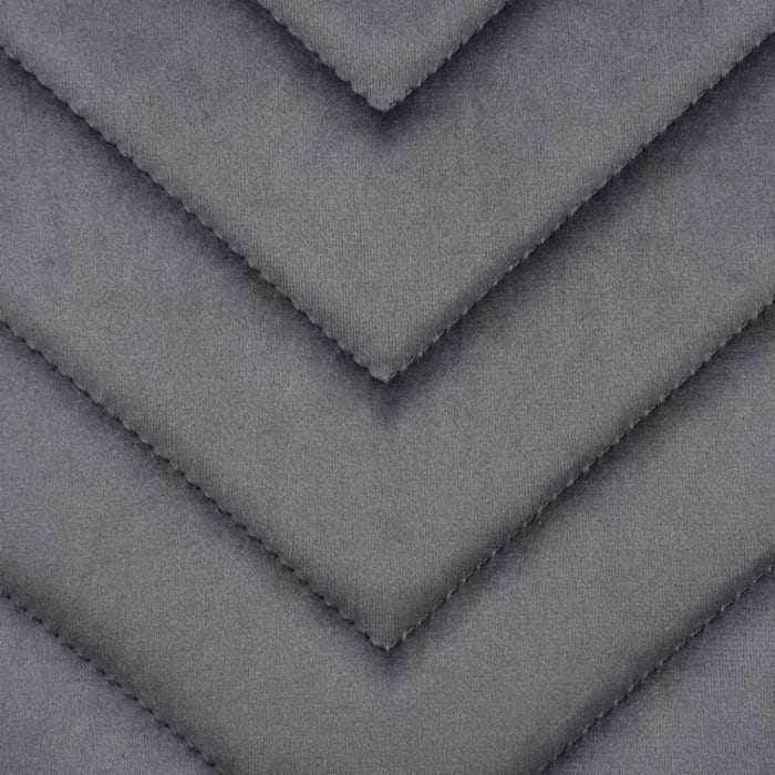 Silla Gris Terciopelo Contract 45 X 51 X 88,50 Cm