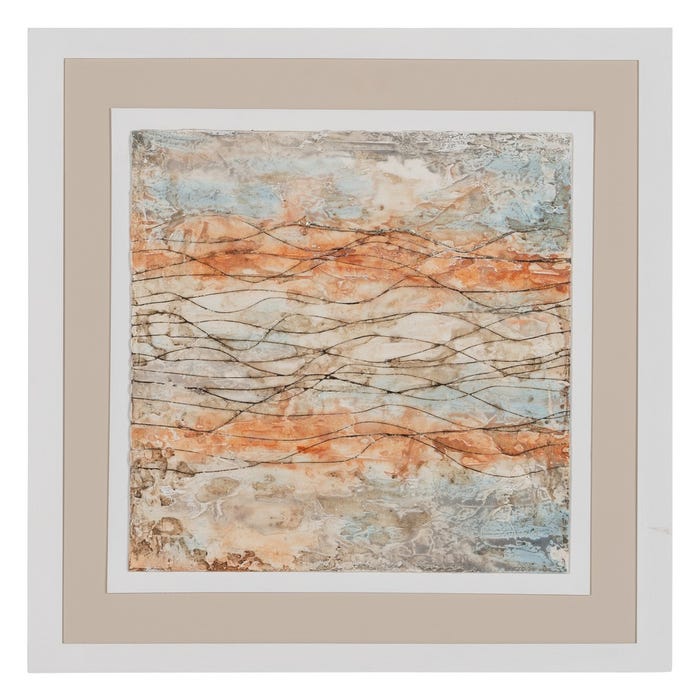 Picture Painting 2/M Wood Decoration 60 X 4 X 60 Cm