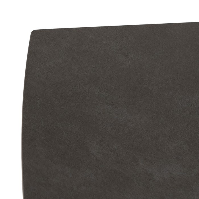 Mesa extensível cinza escuro 180 x 90 x 76 cm