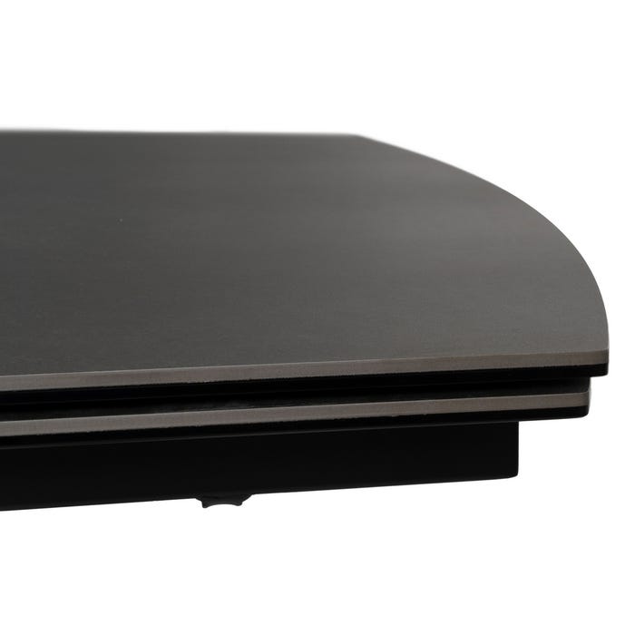 Mesa extensível cinza escuro 180 x 90 x 76 cm