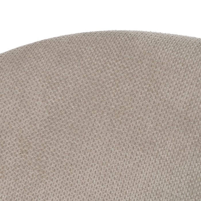 Beige Fabric-Metal Chair 54 X 60 X 78 Cm