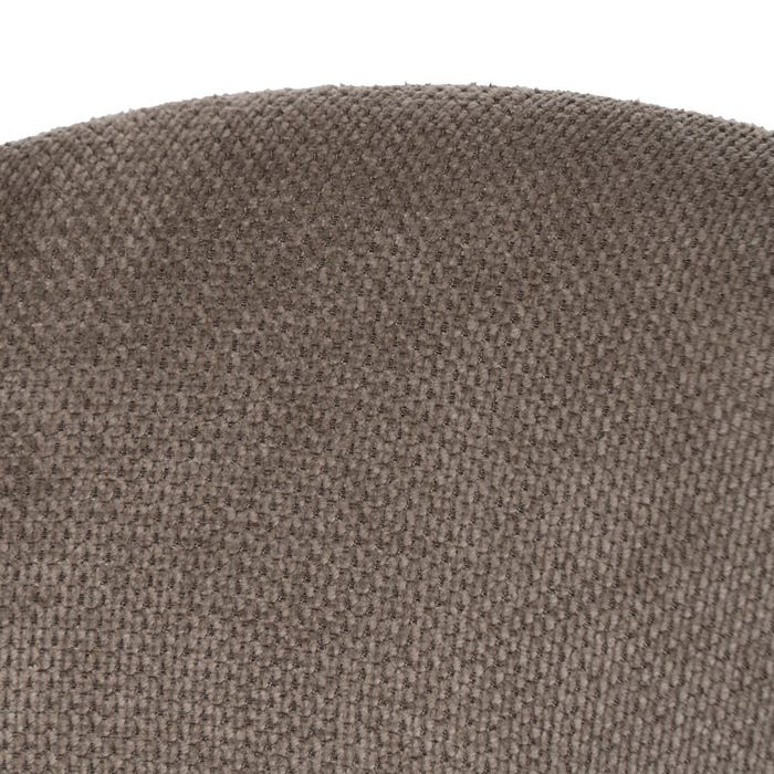 Taupe Fabric-Metal Chair 66 X 60 X 79 Cm