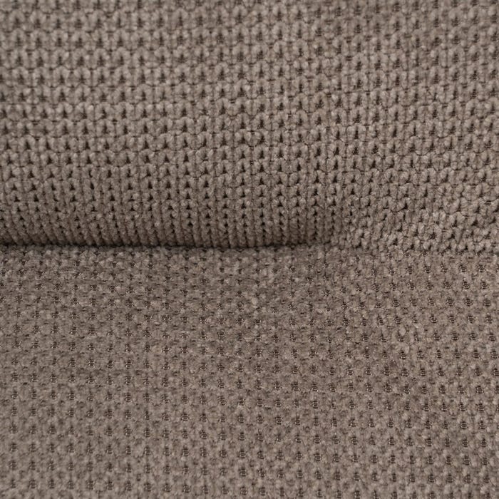Taupe Fabric-Metal Armchair 69 X 72 X 79 Cm