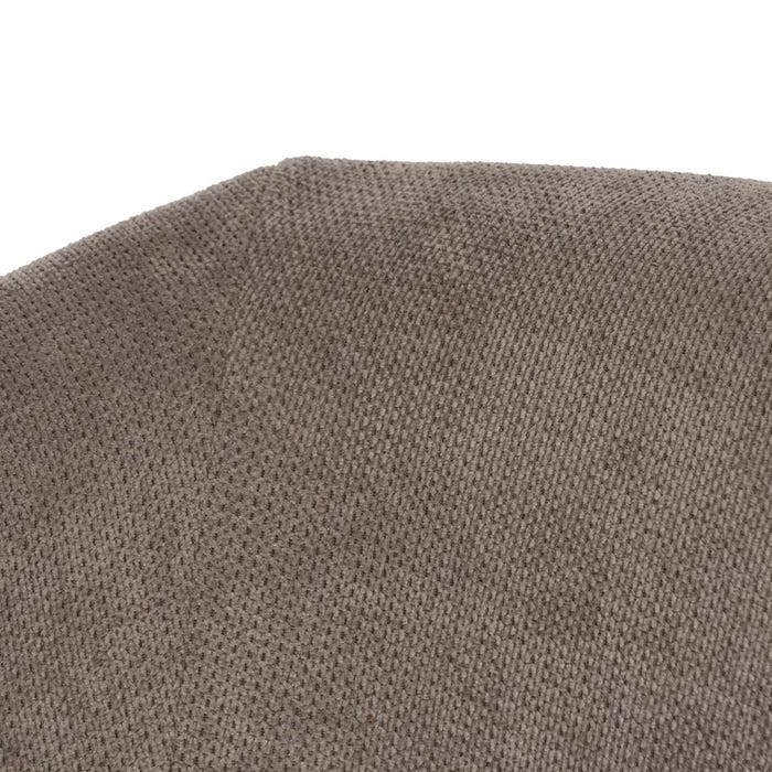 Taupe Fabric-Metal Armchair 77 X 72 X 68 Cm