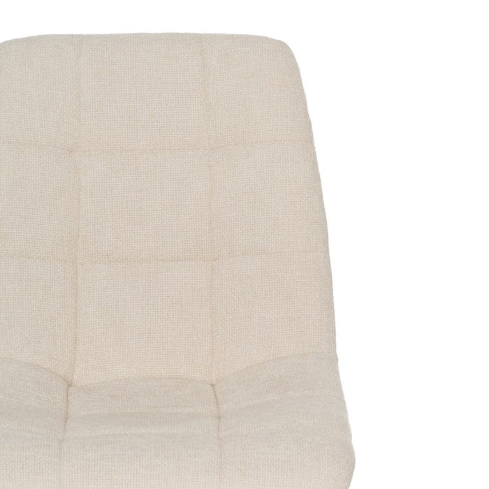 Silla Blanco Tejido-Metal Contract 44 X 42 X 89 Cm