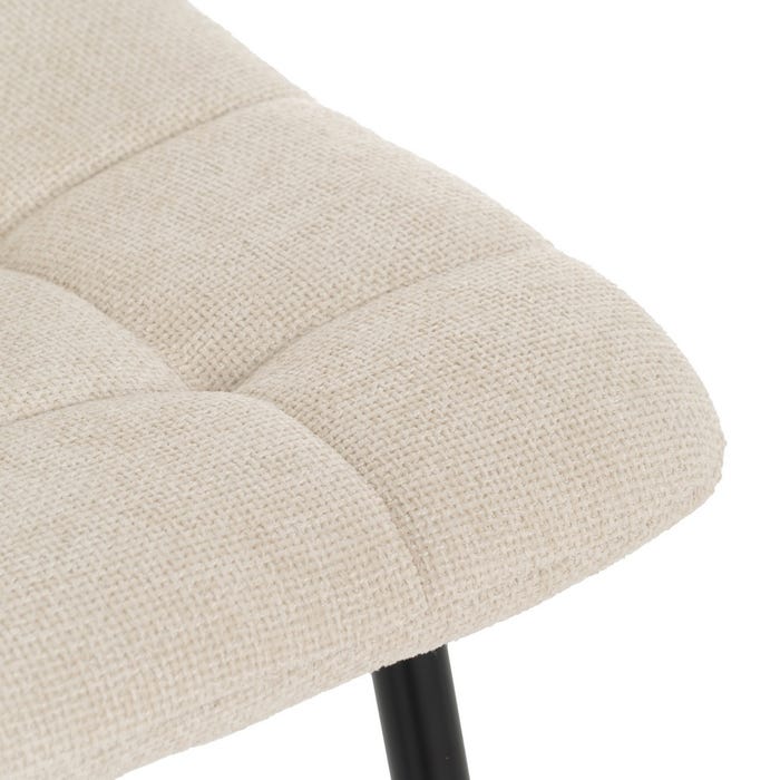 Silla Blanco Tejido-Metal Contract 44 X 42 X 89 Cm