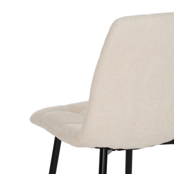 Silla Blanco Tejido-Metal Contract 44 X 42 X 89 Cm