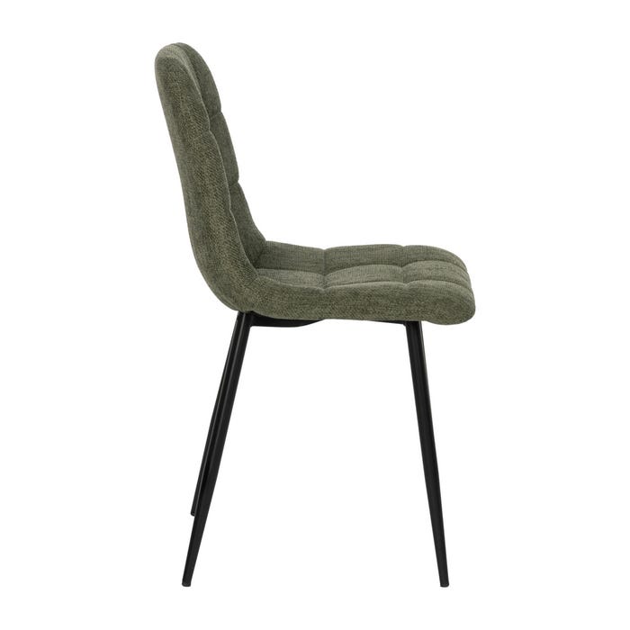 Silla Verde Tejido-Metal Contract 44 X 42 X 89 Cm