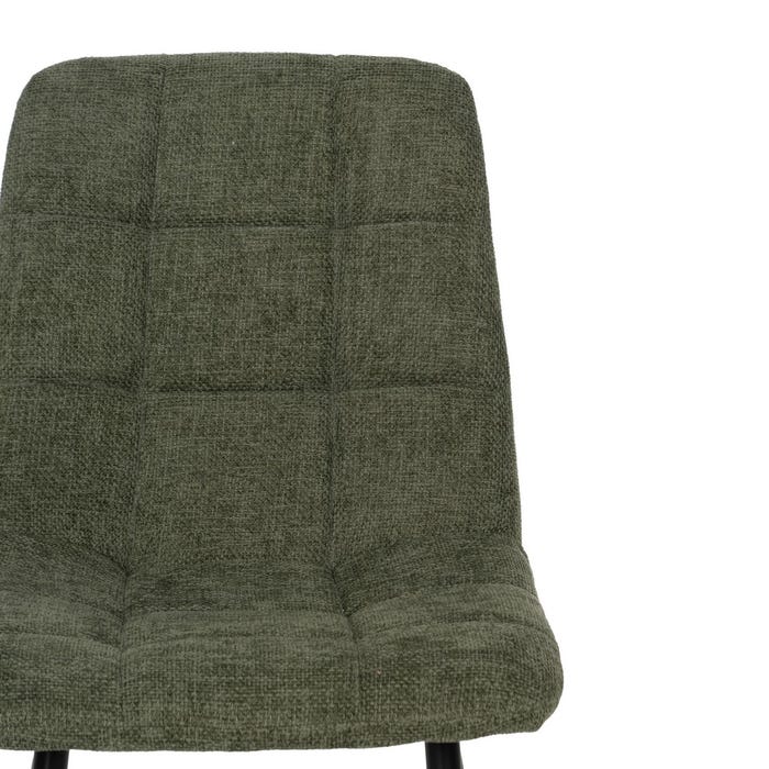 Silla Verde Tejido-Metal Contract 44 X 42 X 89 Cm