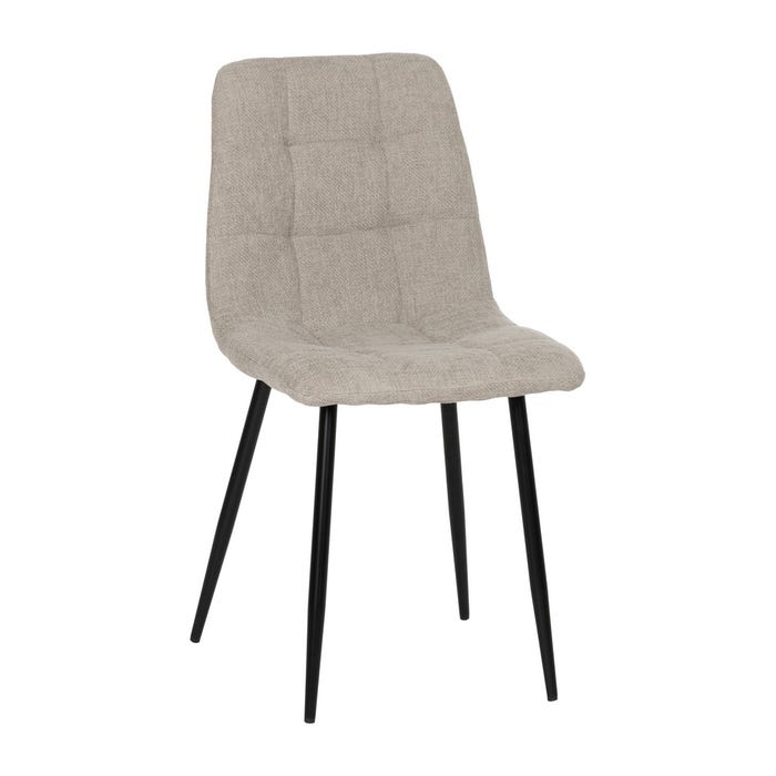 Silla Gris Tejido-Metal Contract 44 X 42 X 89 Cm