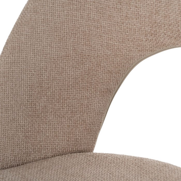 Silla Beige Tejido-Metal Contract 49 X 60 X 81 Cm