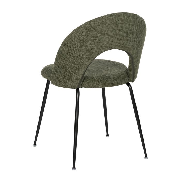 Silla Verde Tejido-Metal Contract 49 X 60 X 81 Cm